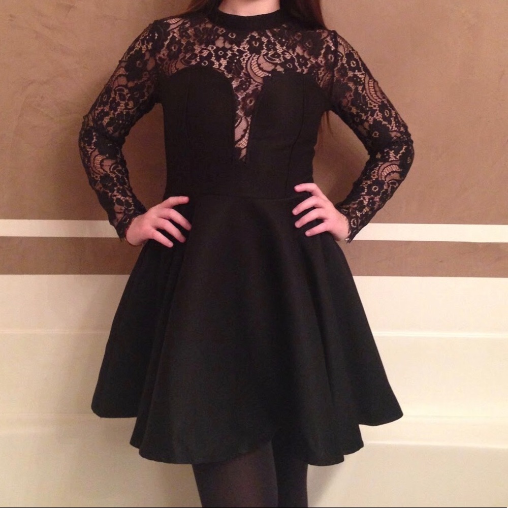 Lace Evening Dress
